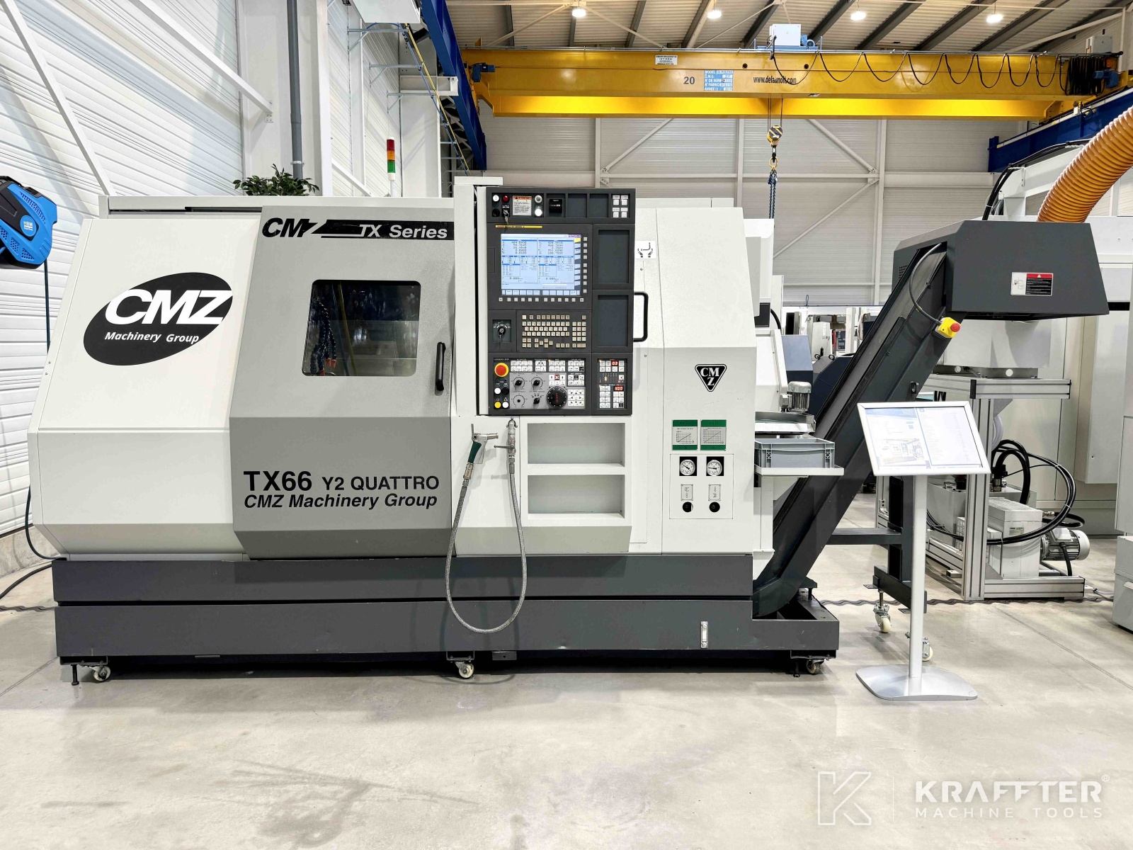 Used CMZ TX66 Y2 Quattro CNC lathe for sale 90113