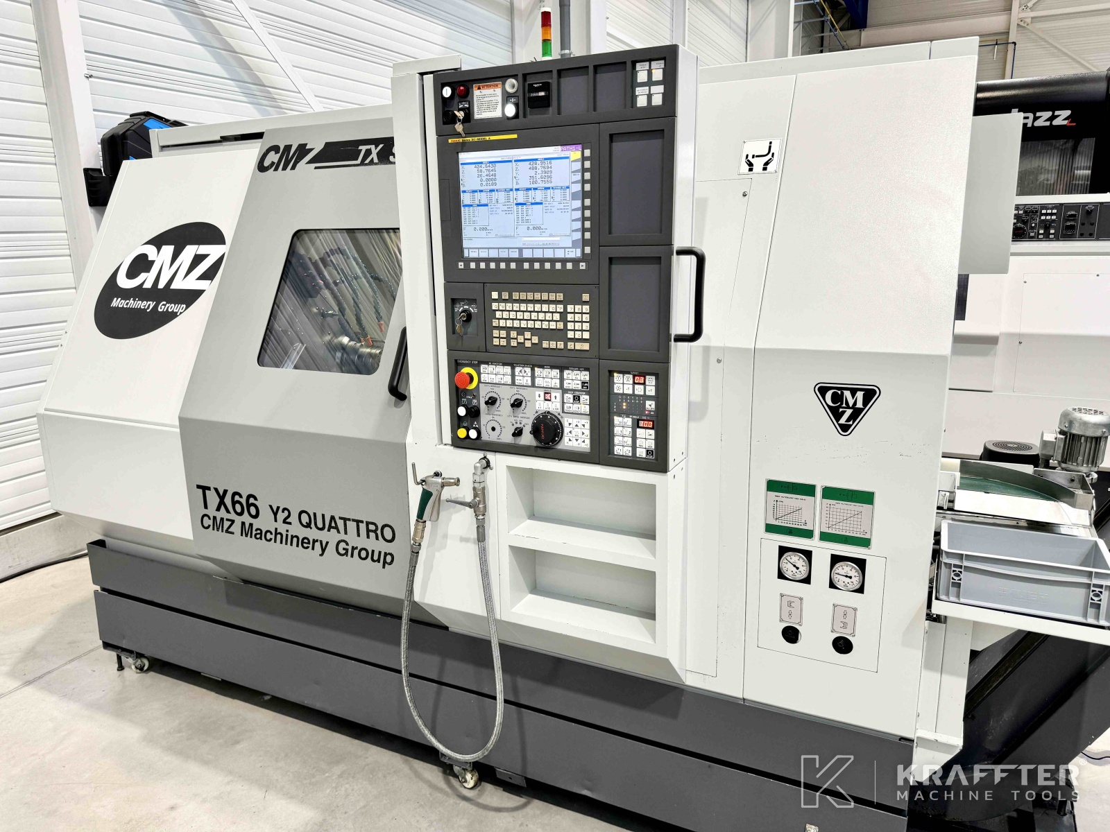 Used CMZ TX66 Y2 Quattro CNC lathe for sale