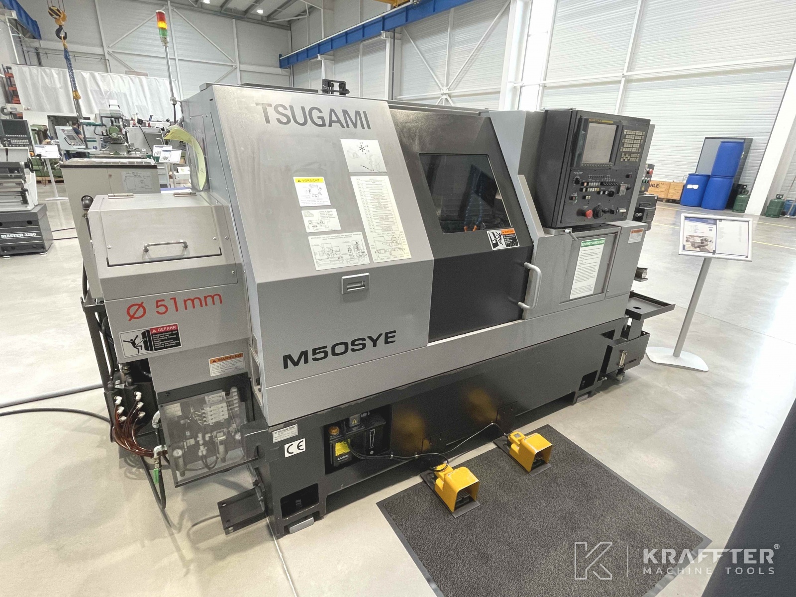 Tsugami M50 SYE III Used cnc lathe twin spindle Y axis (31)