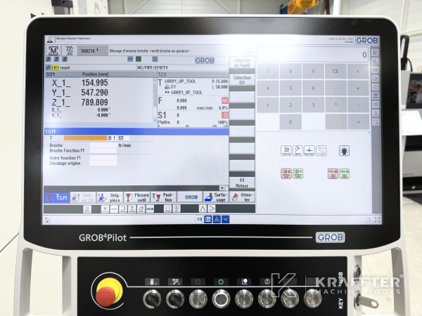 SIEMENS 840D sl numerical control on machine tools GROB G350 90169