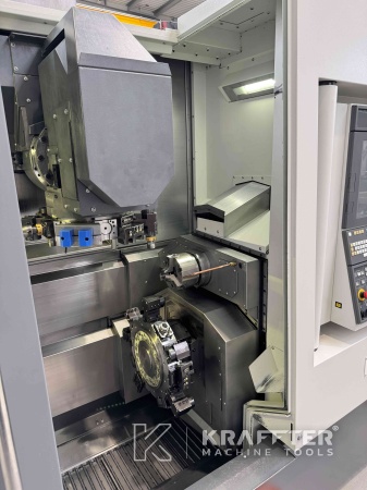 Twin turret and twin spindle CNC lathe NAKAMURA NTJ 100 90150 for sale