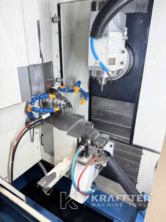Used CNC machining centre 5 axis WILLEMIN MACODEL W 408 MT 90131 for sale