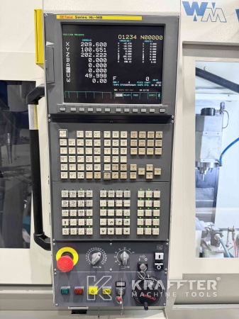 FANUC 16i-MB numerical control on machine tools WILLEMIN MACODEL W 408 MT 90131