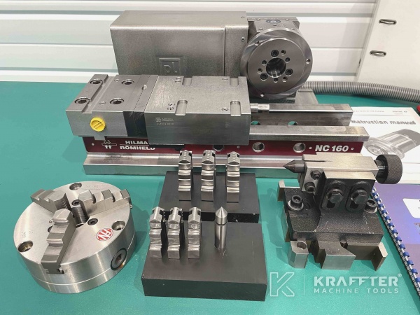 4th axis device lehmann type ea-410.2a including its tailstock MIKRON HSM 800 (m41)