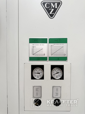 Name plate of CMZ TX66 Y2 Quattro CNC lathe available at Kraffter 90119