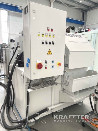 Name plate of HARDINGE Super Precision GT 27 SP CNC lathe available at Kraffter 90087