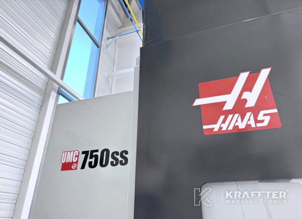 Name plate of HAAS UMC 750 SS 90145