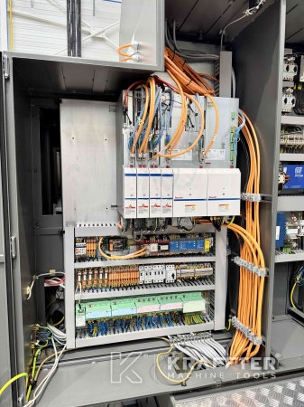 Industrial electrical cabinet on WALTER Helitronic Power Production 90148