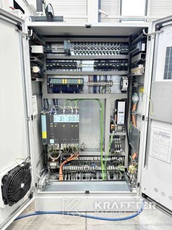 Industrial electrical cabinet on BLOHM Planomat 616 HP 90136