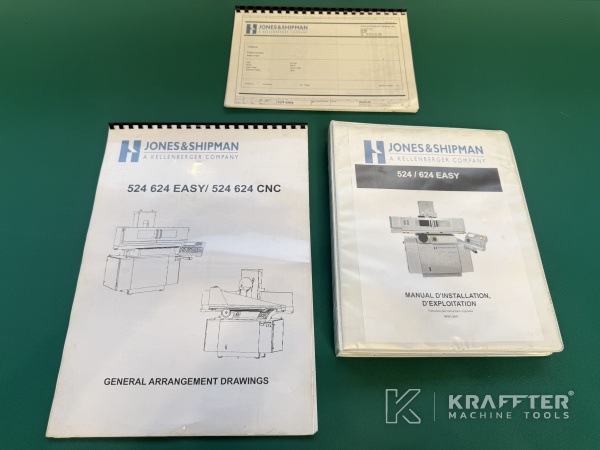 User manual of CNC surface grinder JONES & SHIPMAN 524 EASY 90158