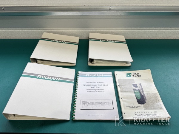 User manual of CNC milling machine FEHLMANN Picomax 54 90160