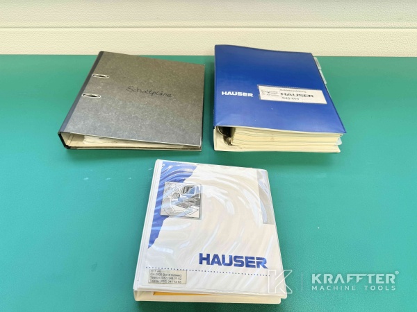 User manual of CNC jig grinding machine HAUSER S40-400 90123