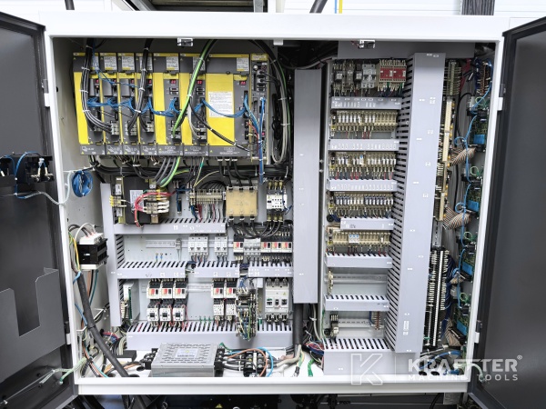 Industrial electrical cabinet on NAKAMURA TOME WT 100 90182