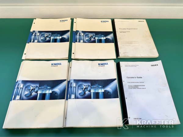 Accessories, equipment and user manual of INDEX G160 90083