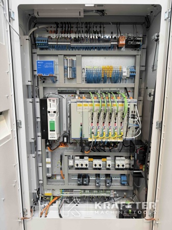 Industrial electrical cabinet on VOLLMER VGrind 360 90146