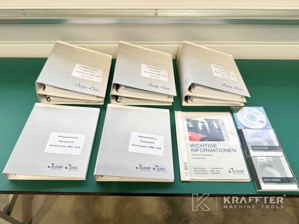 User manual of CNC surface grinder BLOHM Planomat 616 HP 90136