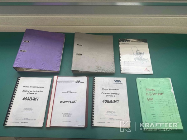User manual of CNC machining centre WILLEMIN MACODEL W 408 MT 90131