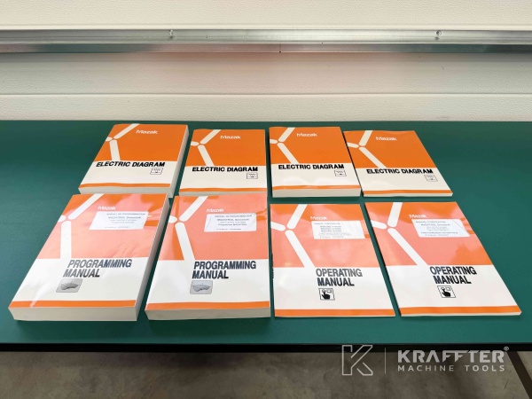 User manual of CNC machining centre MAZAK Variaxis C-600 90161