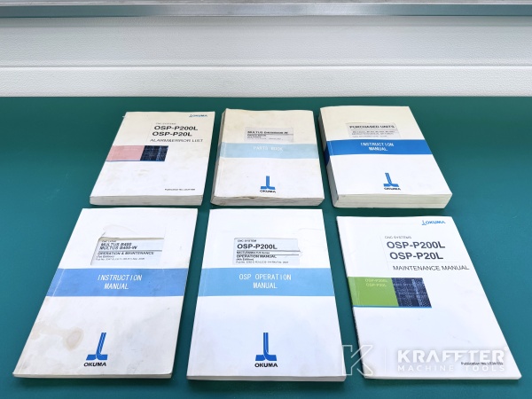 User manual of Turn-mill center OKUMA Multus B400 90175