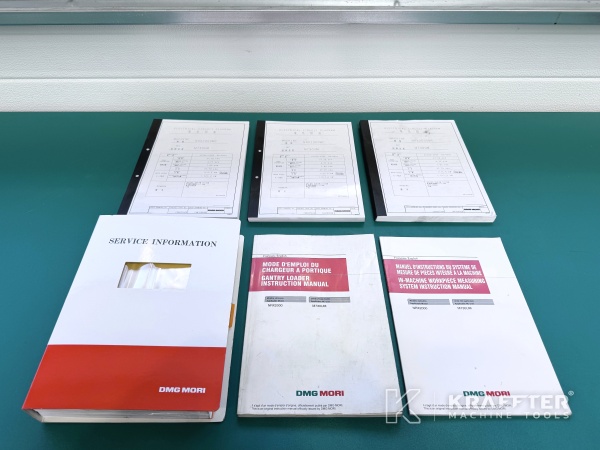 Accessories, equipment and user manual of DMG MORI NRX 2000 MC 90179