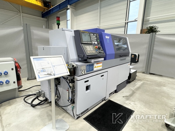 Second hand Swiss-type CNC lathe STAR SR32-J 90132 for sale