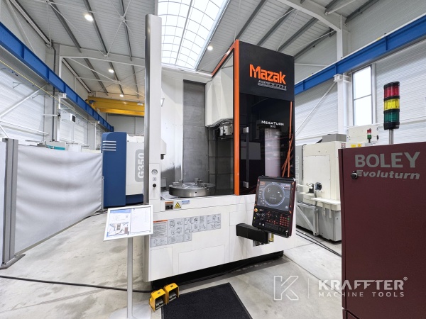 Metal CNC vertical lathe MAZAK Mega Turn 900 axes 90171 - dealer of used machinery