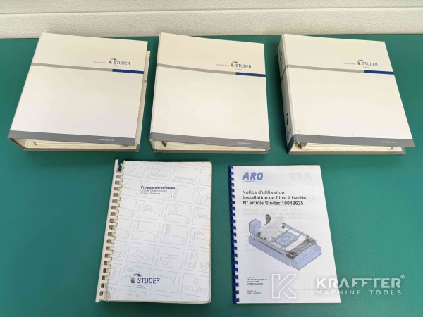 User manual of CNC cylindrical grinder STUDER S33 90137