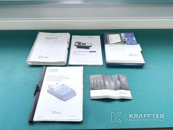 User manual of CNC cylindrical grinder STUDER S33 90177