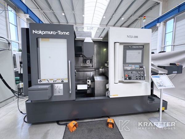 Metal CNC lathe NAKAMURA TOME NTJ 100 axes 90190 - dealer of used machinery