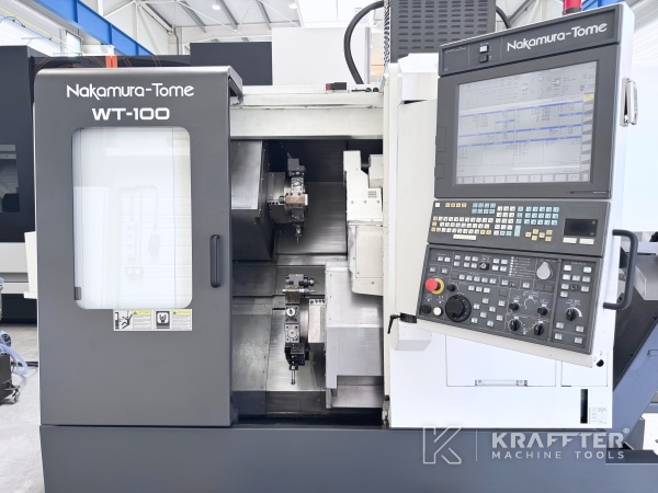 Metal CNC lathe NAKAMURA TOME WT 100  axes 90182 - dealer of used machinery