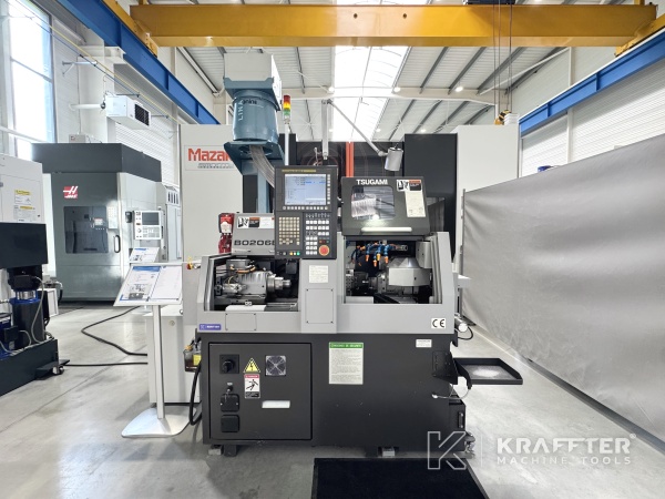 Metal Swiss-type CNC lathe TSUGAMI B0206E-II 6 axes 90181 - dealer of used machinery