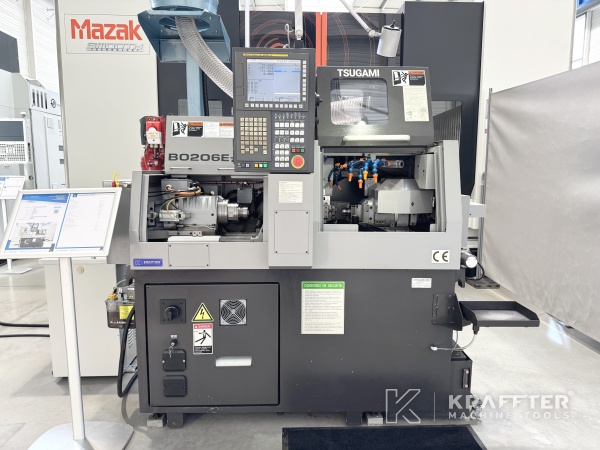 Metal Swiss-type CNC lathe TSUGAMI B0206E-II 90181
