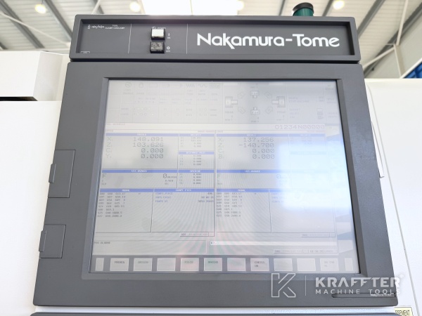 FANUC 31i-B numerical control on machine tools NAKAMURA TOME WT 100 90182