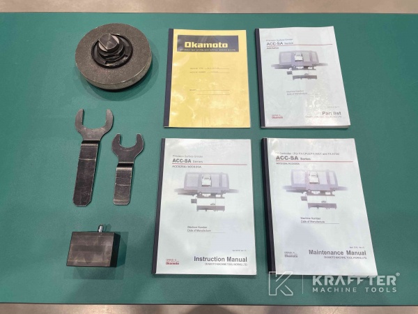 Accessories, equipment and user manual for surface grinding machine OKAMOTO ACC 52SA (27)
