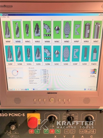 numerical control on machine tools DECKEL S20 TURBO 20689-944