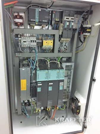Electrical cabinet on CNC teach-in lathe CAZENEUVE Optica 360 20689-918