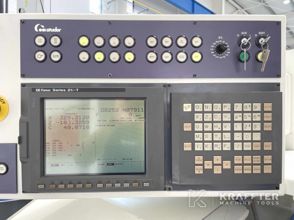 FANUC 21i-T numerical control on machine tools STUDER eco650 90080