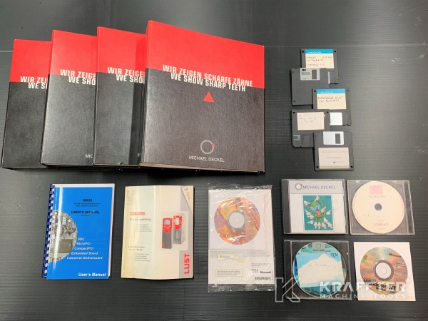 Accessories, equipment and user manual of DECKEL S20 TURBO 20689-944