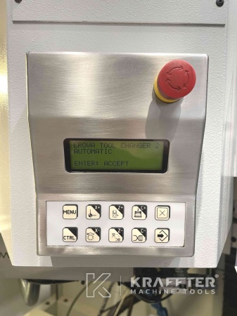 Name plate of HAUSER S 35 - 400 CNC jig grinding machine available at Kraffter 20690-043