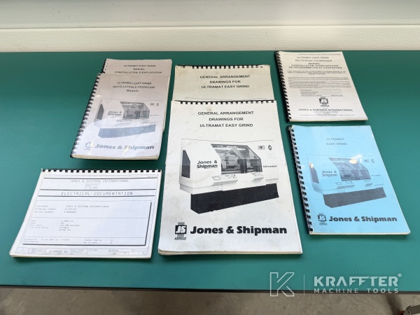 User manual of CNC cylindrical grinder JONES & SHIPMAN Ultramat-X 90084