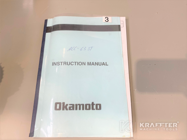 Accessories, equipment and user manual of OKAMOTO ACC 63 ST 20689-991
