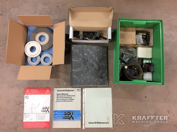 Accessories, equipment and user manual of JONES & SHIPMAN 540X 20689-910
