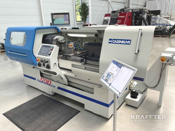 Industrial machines for turning operations CNC teach-in lathe CAZENEUVE Optimax 590 20690-020
