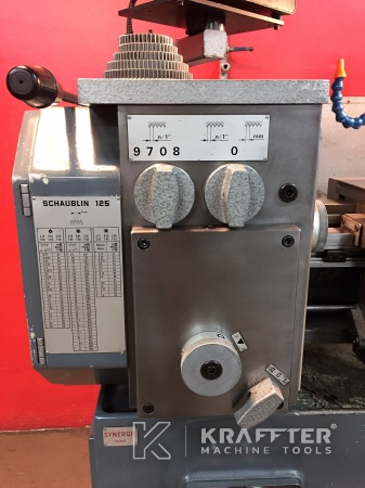 Industrial machines for turning operations Manual lathe SCHAUBLIN 125 C 20689-895
