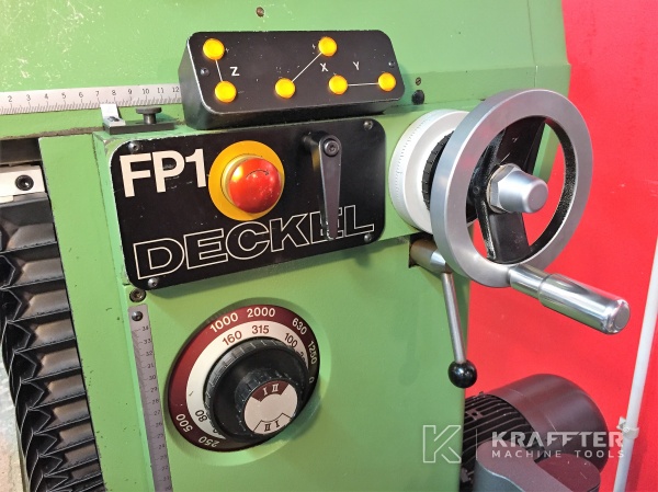 Milling machine for precision machining DECKEL FP1 (901) - Second hand Machine Tools  | Kraffter 