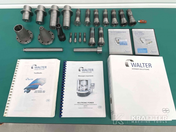 Accessories, equipment, tools and user manuals on WALTER Helitronic Power (76)