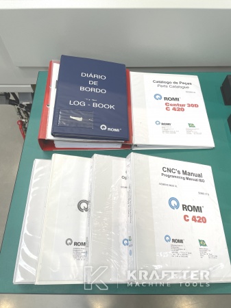 User manual of CNC teach-in lathe ROMI C420 20689-995