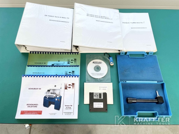 User manual of CNC lathe SCHAUBLIN 102 TM-CNC 90075