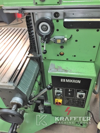 Machine tools for milling operations MIKRON WF 3 SA 20689-909