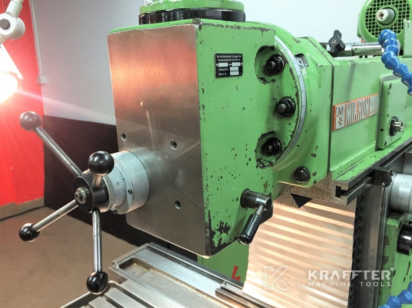 Metal Manual milling machine for precision machining MIKRON WF 3 SA 20689-909